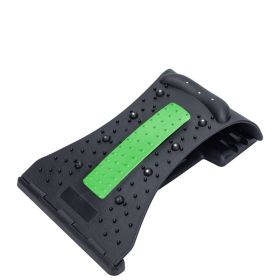 Home lumbar spine cervical support neck traction device (option: Green-Chinese)